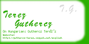 terez guthercz business card